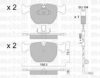 METELLI 22-0559-0K Brake Pad Set, disc brake